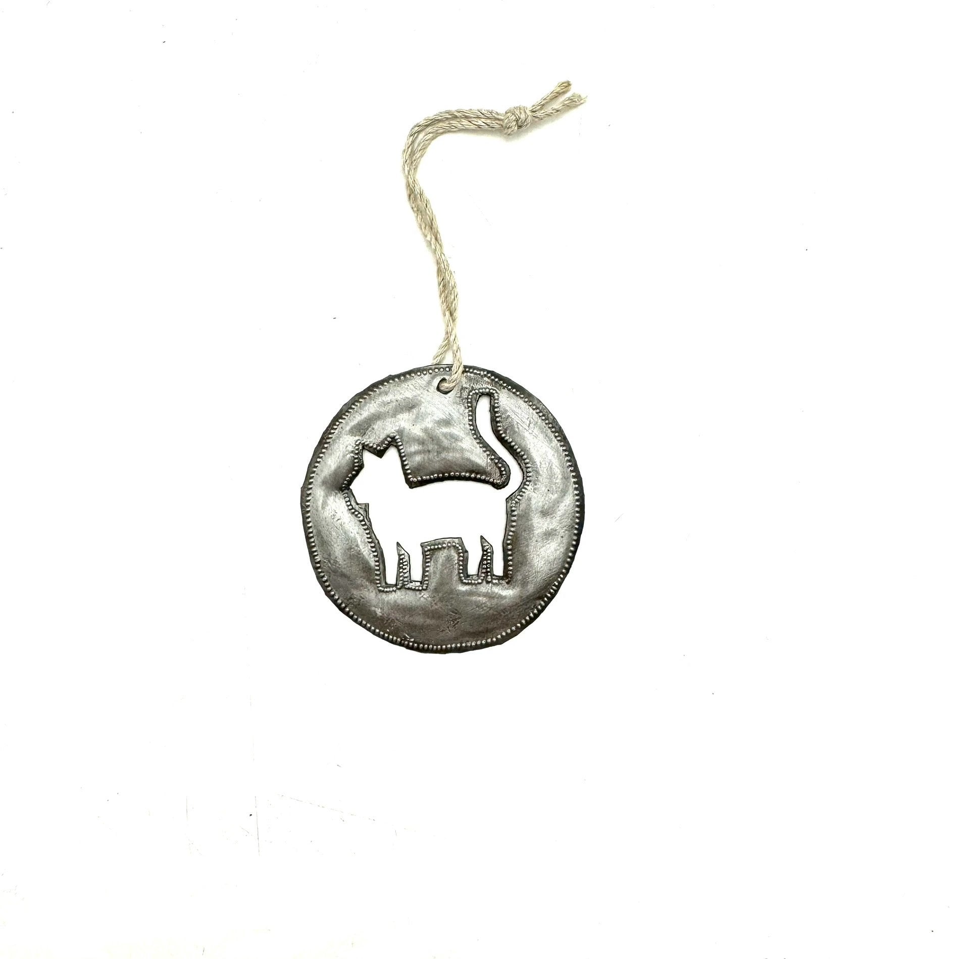 Round Kitty Ornament by Papillon Marketplace Online