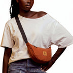 Round Mini Shoulder Bags for Women - Canvas Bag Shoulder Bags La Vie Bien Round Mini Shoulder Bags for Women - Canvas Bag