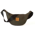 Round Mini Shoulder Bags for Women - Canvas Bag Shoulder Bags La Vie Bien Round Mini Shoulder Bags for Women - Canvas Bag