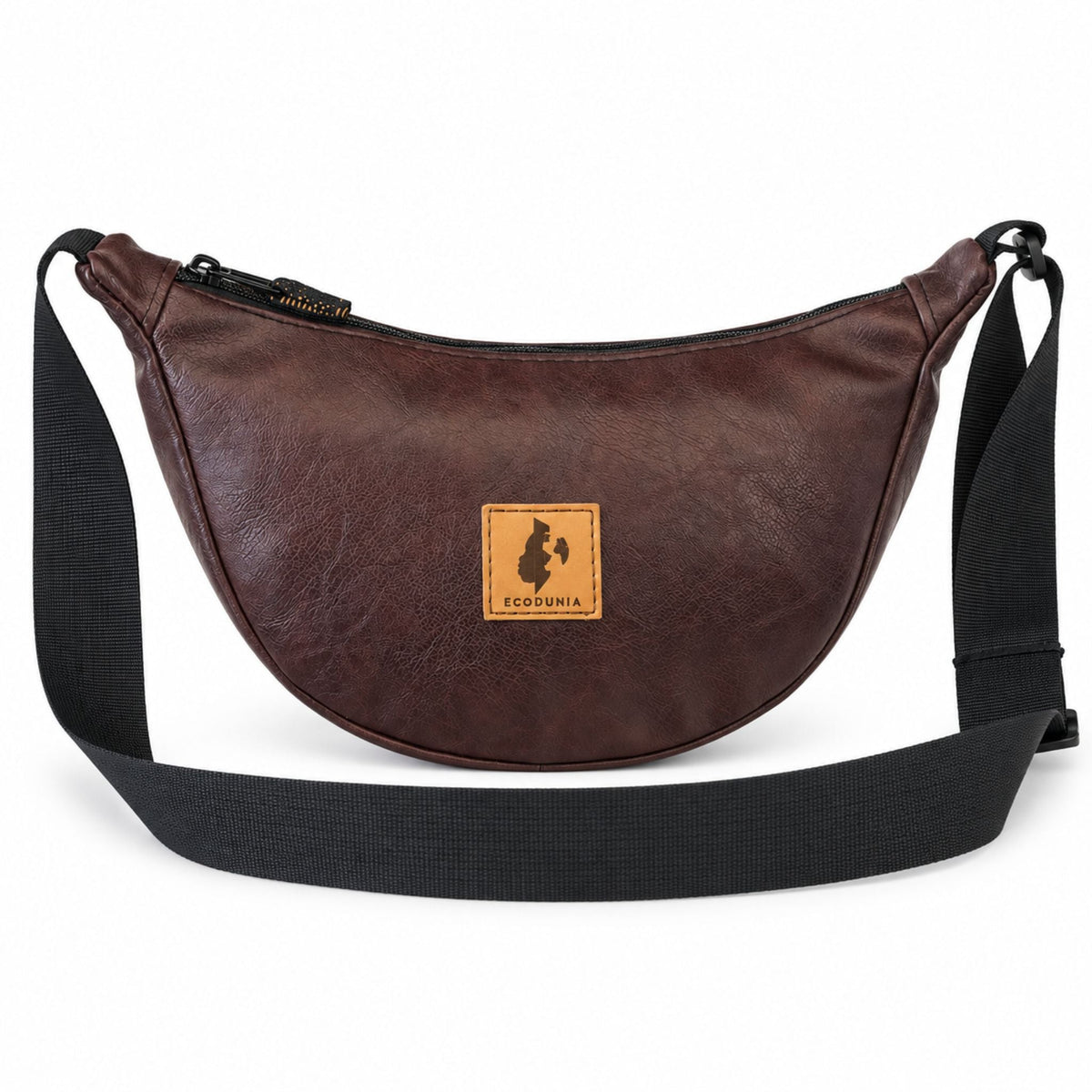 Round Mini Vegan Leather Shoulder Bag - Vegan Leather Purse Crossbody Bags La Vie Bien Round Mini Vegan Leather Shoulder Bag - Vegan Leather Purse