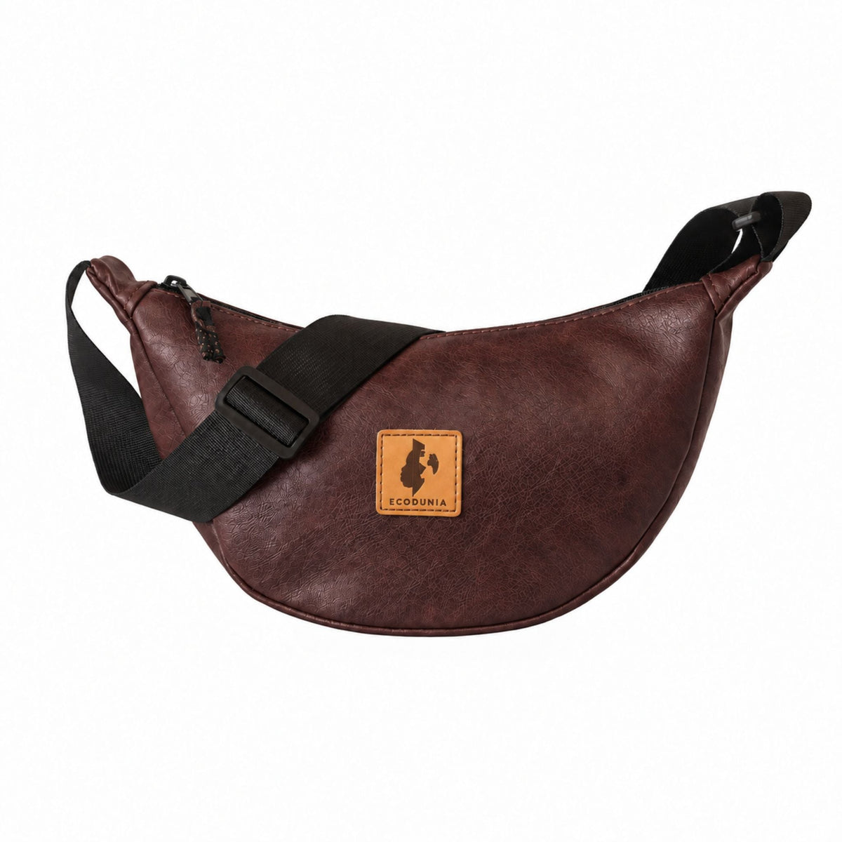 Round Mini Vegan Leather Shoulder Bag - Vegan Leather Purse Crossbody Bags La Vie Bien Round Mini Vegan Leather Shoulder Bag - Vegan Leather Purse