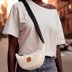 Round Mini Vegan Leather Shoulder Bag - Vegan Leather Purse Shoulder Bags La Vie Bien Round Mini Vegan Leather Shoulder Bag - Vegan Leather Purse