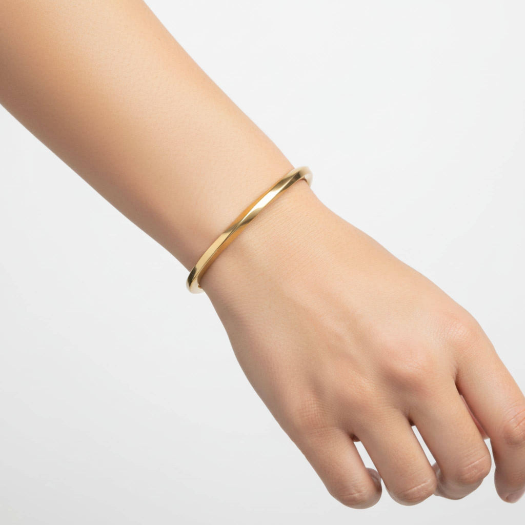 Round Open Twisted Cuff Bracelet for Men and Women - Pili Bracelets La Vie Bien Round Open Twisted Cuff Bracelet for Men and Women - Pili