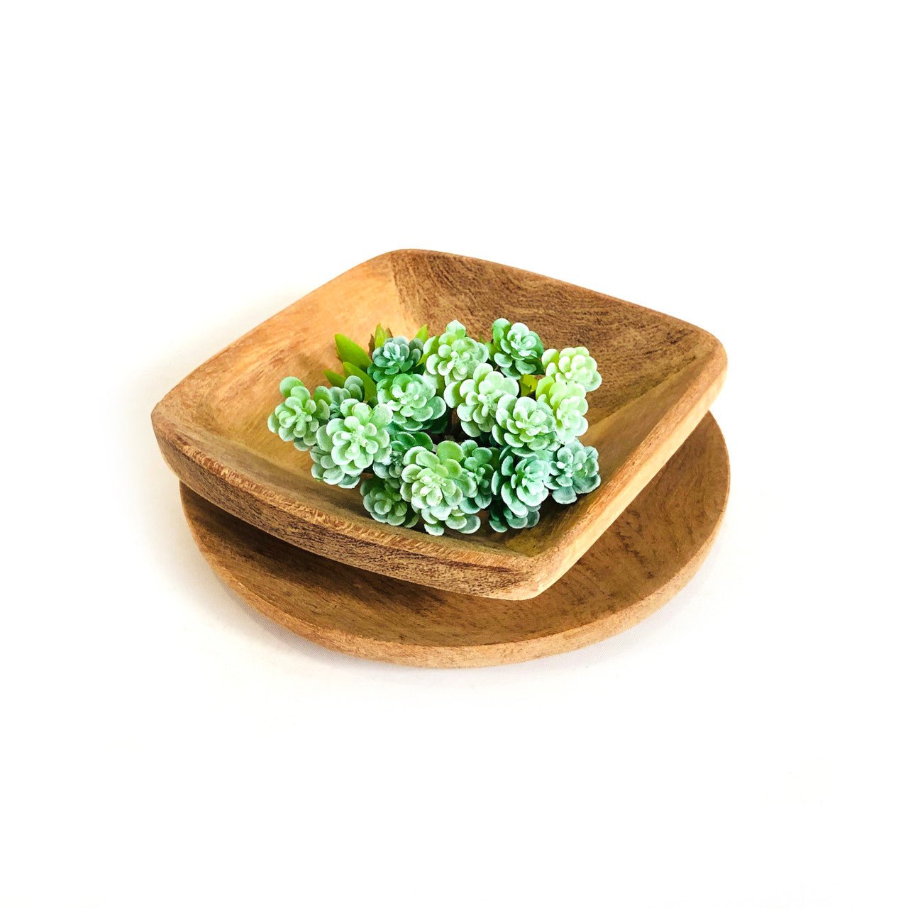 Round Teak Serving Platter La Vie Bien Round Teak Serving Platter