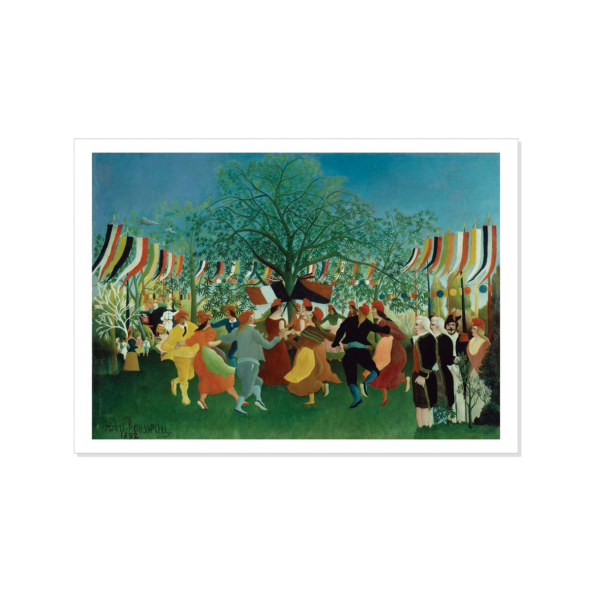 Rousseau - A Centennial of Independence - Postcard STATIONERY La Vie Bien Rousseau - A Centennial of Independence - Postcard