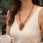 Roxana Beaded Necklace - Guatemala Jewelry La Vie Bien Roxana Beaded Necklace - Guatemala