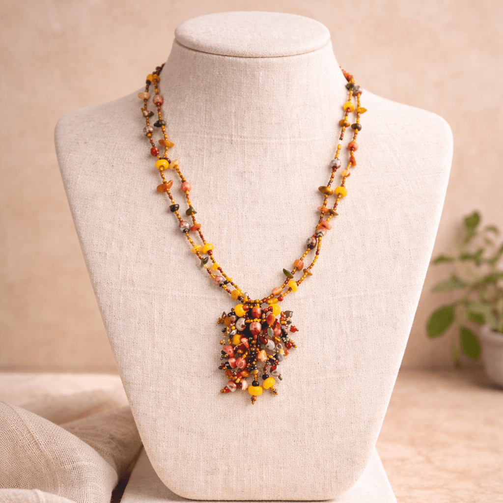 Roxana Beaded Necklace - Guatemala Jewelry La Vie Bien Roxana Beaded Necklace - Guatemala