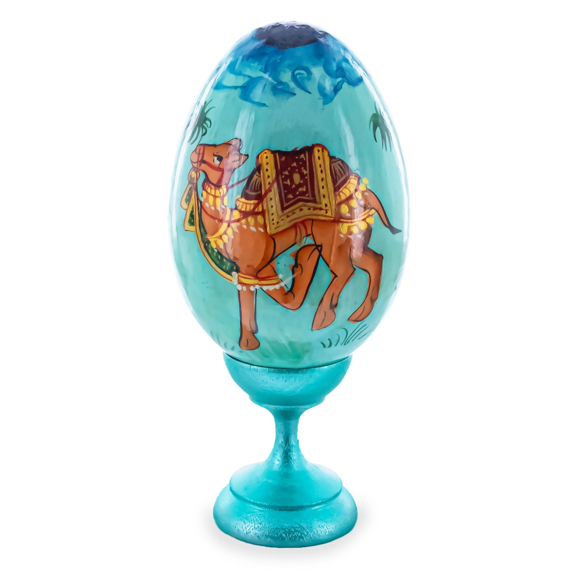Royal Camel Wooden Easter Egg Easter Eggs > Wooden > Animals La Vie Bien Royal Camel Wooden Easter Egg