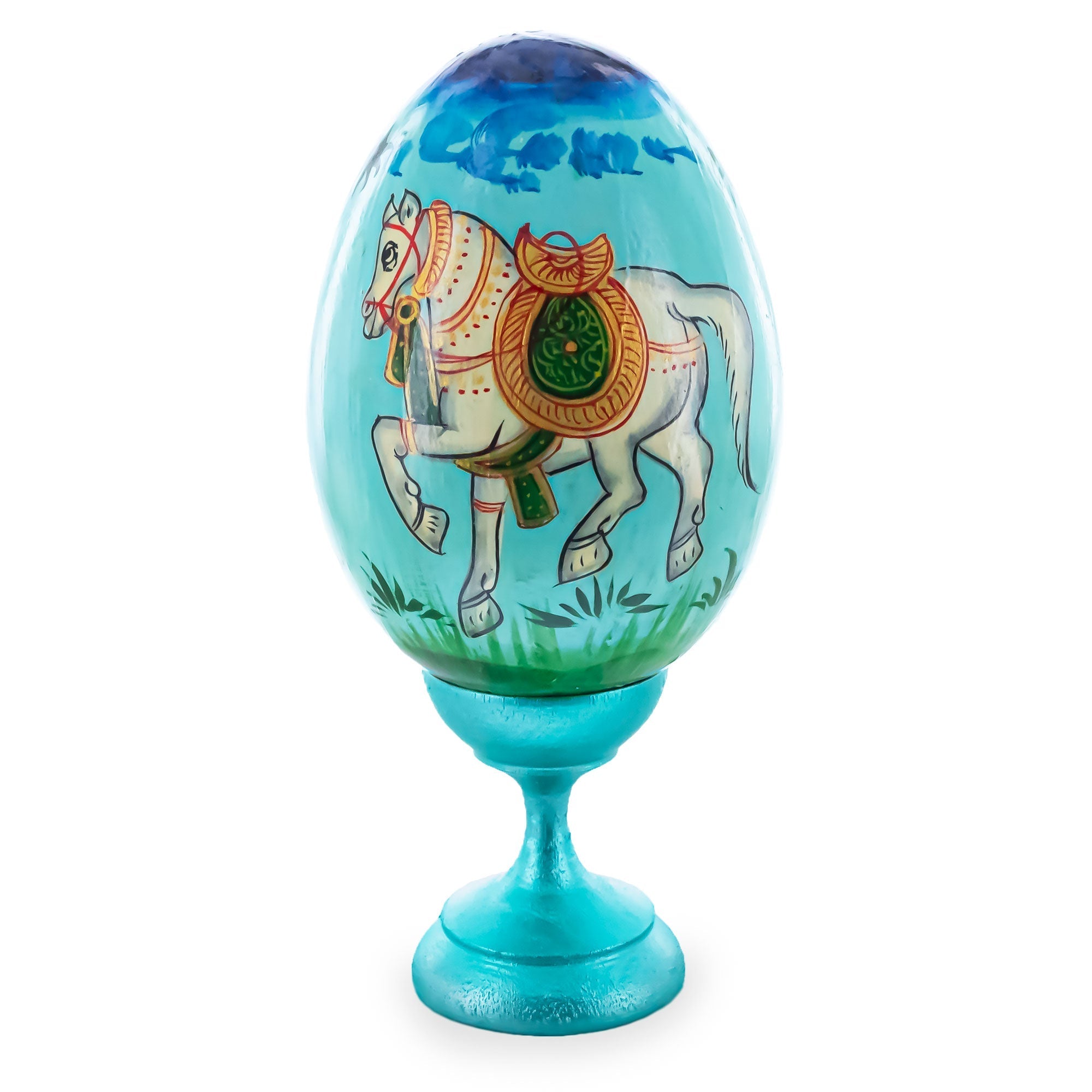 Royal Horse Wooden Easter Egg Easter Eggs > Wooden > Animals La Vie Bien Royal Horse Wooden Easter Egg