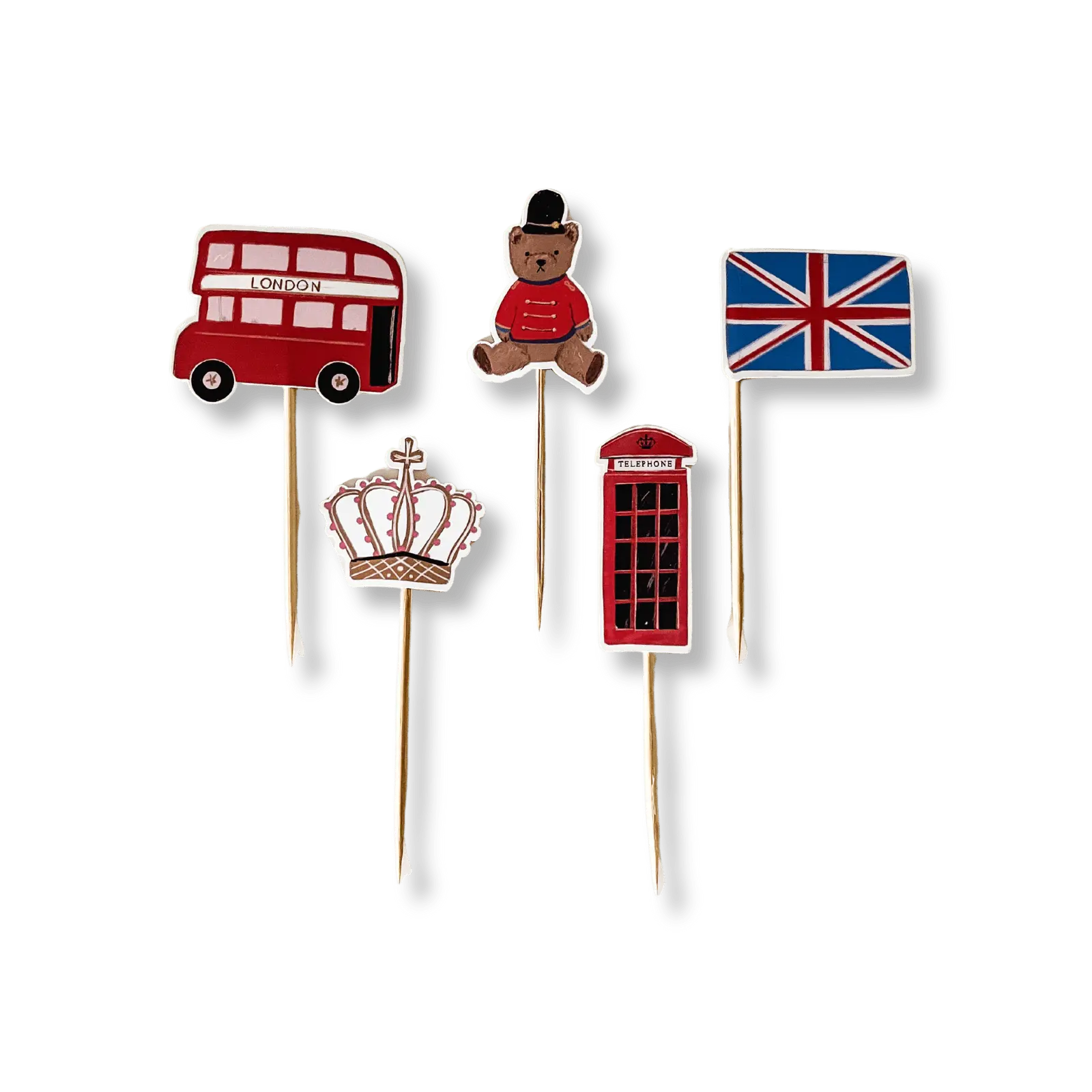 Royal London Cupcake Toppers (10pcs)