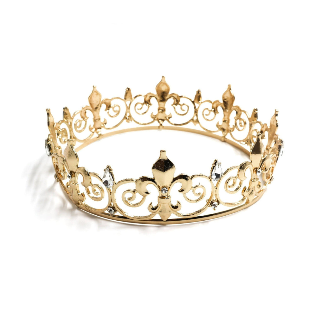 Royalty is Earned Unisex Circular Crown in Gold or Silver | Royalty Crown or Photo Prop Hair Accessory