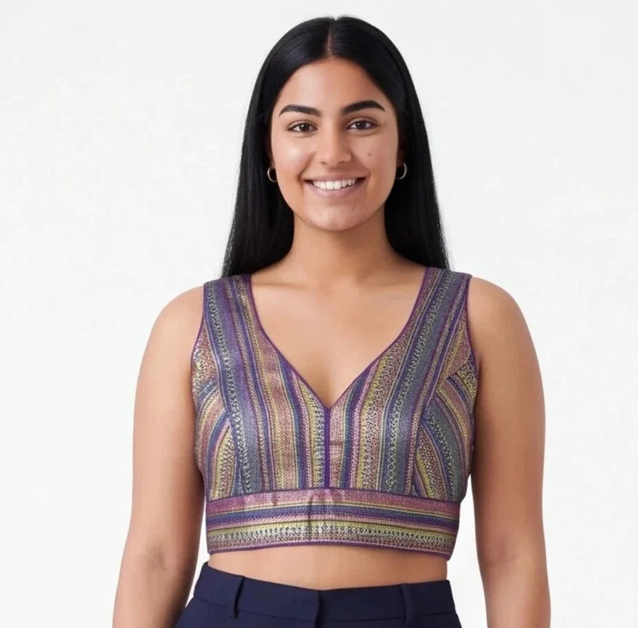 2128 - Purple blouse
