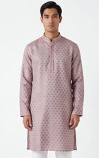 2092 - Silk kurta with white pant