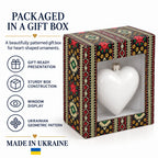 Gilded Baroque Gem Heart Glass Ornament