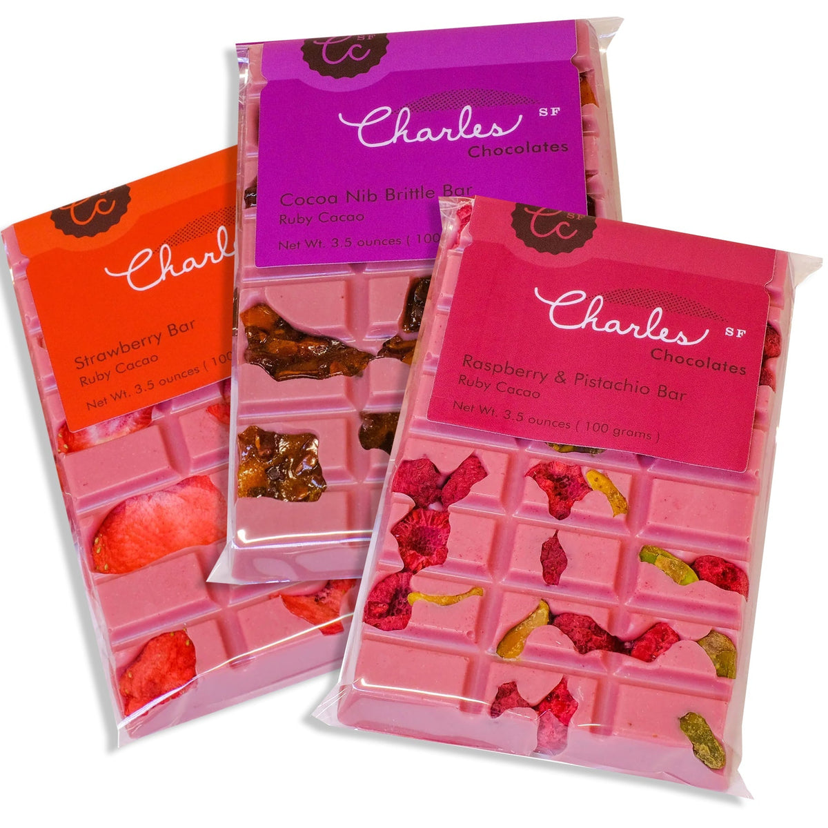 Ruby Garnet Chocolate Bar Collection Bars La Vie Bien Ruby Garnet Chocolate Bar Collection