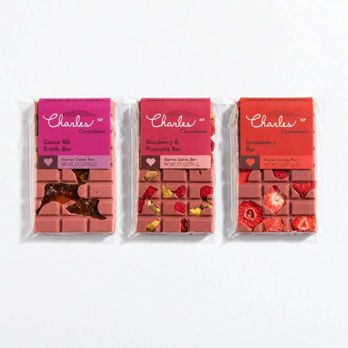 Ruby Garnet Chocolate Bar Collection Bars La Vie Bien Ruby Garnet Chocolate Bar Collection