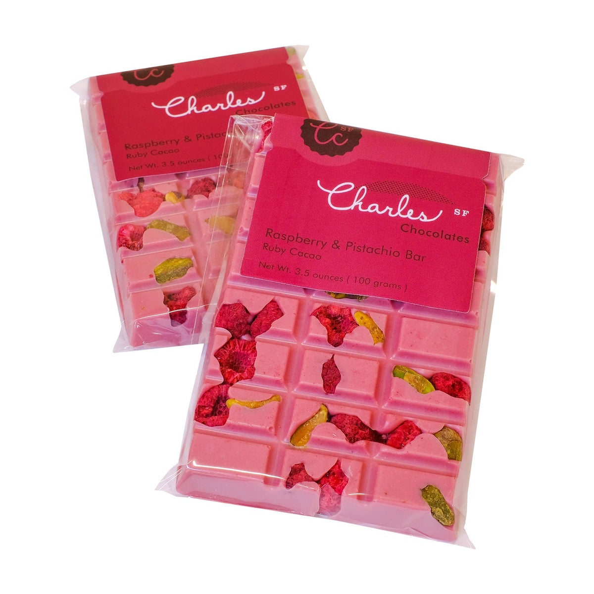 Ruby Garnet Chocolate Raspberry & Pistachio Bar Bars La Vie Bien Ruby Garnet Chocolate Raspberry & Pistachio Bar