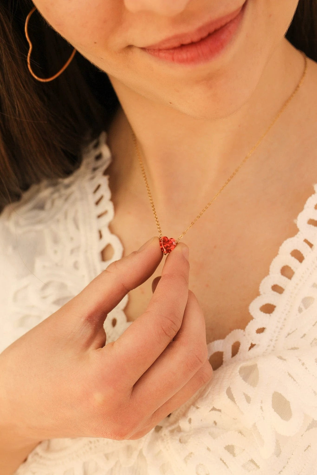 Ruby Necklace by Rose & Clay