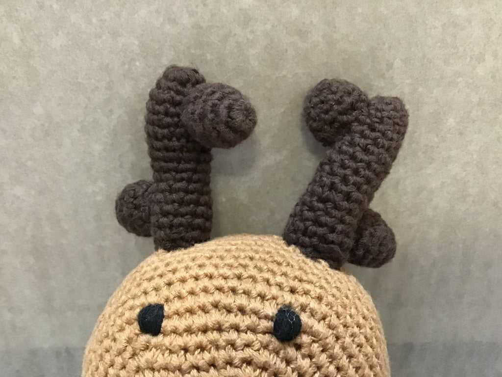 Rudolph Rattle - Two Sizes Rattles La Vie Bien Rudolph Rattle - Two Sizes