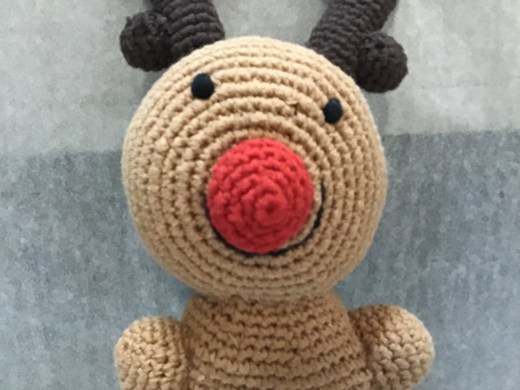 Rudolph Rattle - Two Sizes Rattles La Vie Bien Rudolph Rattle - Two Sizes