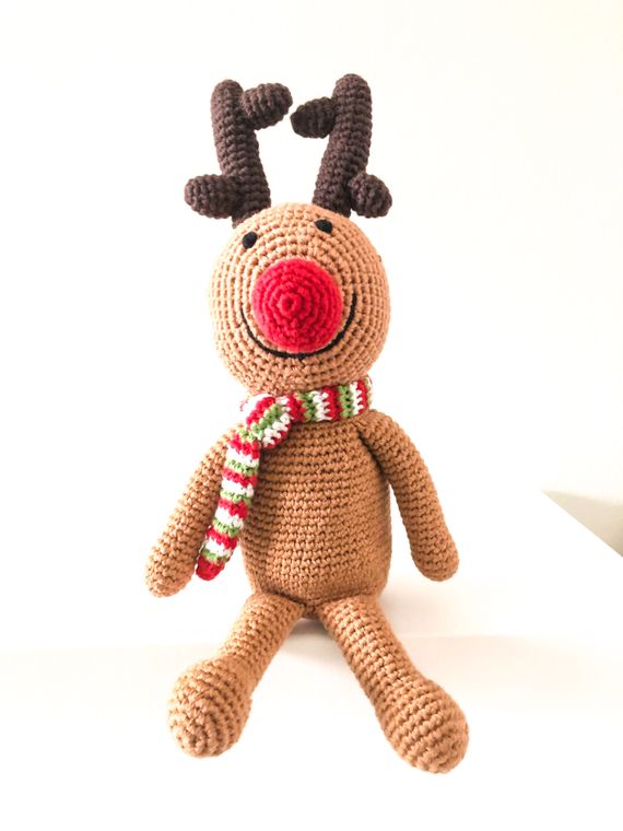 Rudolph Rattle - Two Sizes Rattles La Vie Bien Rudolph Rattle - Two Sizes