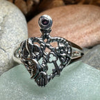Rue Italian Cimaruta Ring in Sterling Silver Ring La Vie Bien Rue Italian Cimaruta Ring in Sterling Silver