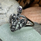 Rue Italian Cimaruta Ring in Sterling Silver Ring La Vie Bien Rue Italian Cimaruta Ring in Sterling Silver