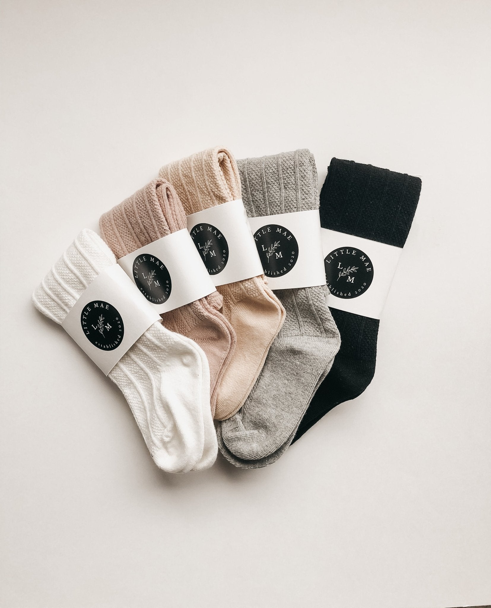 Ruffle Cotton Knee High Socks La Vie Bien Ruffle Cotton Knee High Socks