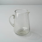 Ruffle Glass Pitcher by White Cliff Studio