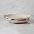 Rugueux Stoneware Dinner Plate, Pearl by White Cliff Studio