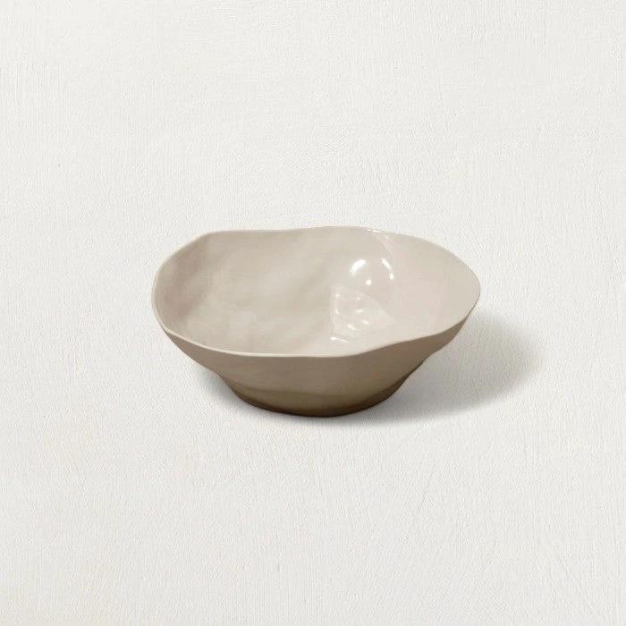 Rugueux Stoneware Side Bowl, Pearl by White Cliff Studio
