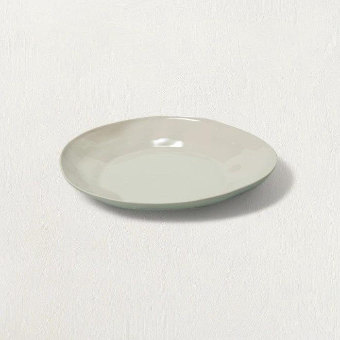 Rugueux Stoneware Side Plate, Pearl by White Cliff Studio