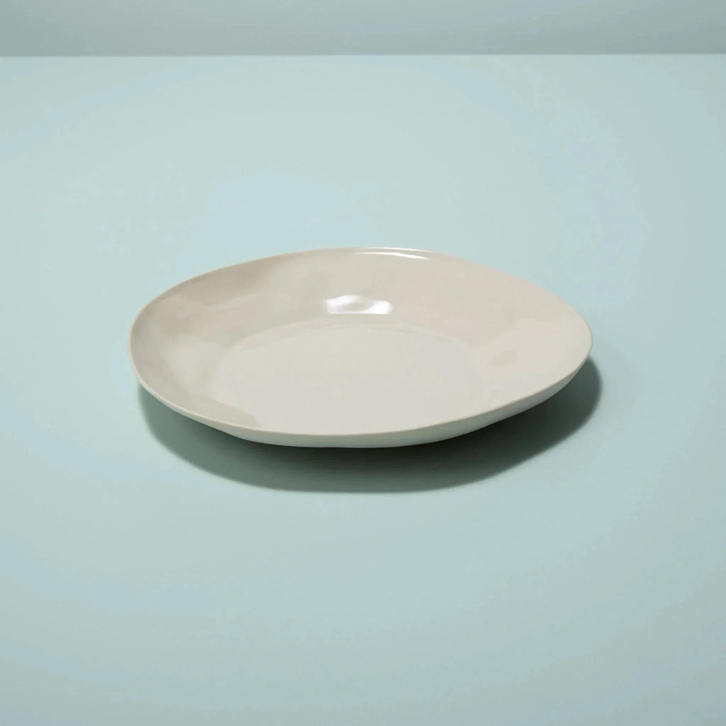 Rugueux Stoneware Side Plate, Pearl by White Cliff Studio