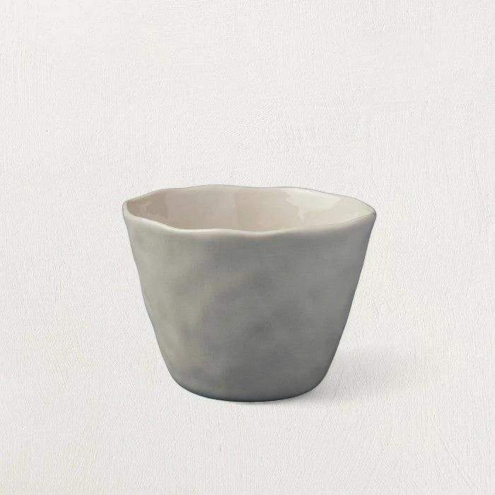 Rugueux Stoneware Tumbler, White by White Cliff Studio