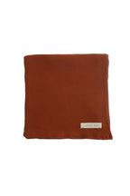 Rust Ribbed Stretch Swaddle by Little Mae & Co