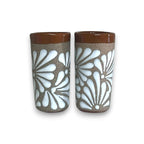 Rustic Talavera Shot Glass | Handmade Mexican Ceramic Drinkware Mexican Shot Glass La Vie Bien Rustic Talavera Shot Glass | Handmade Mexican Ceramic Drinkware