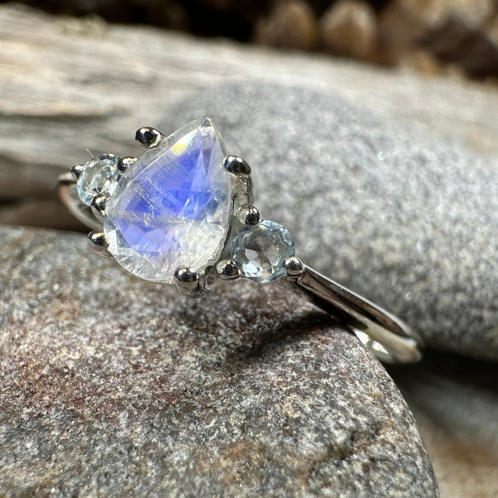 Rylena Moonstone Ring Ring La Vie Bien Rylena Moonstone Ring