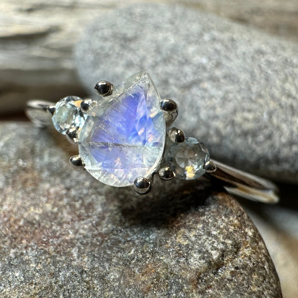 Rylena Moonstone Ring Ring La Vie Bien Rylena Moonstone Ring