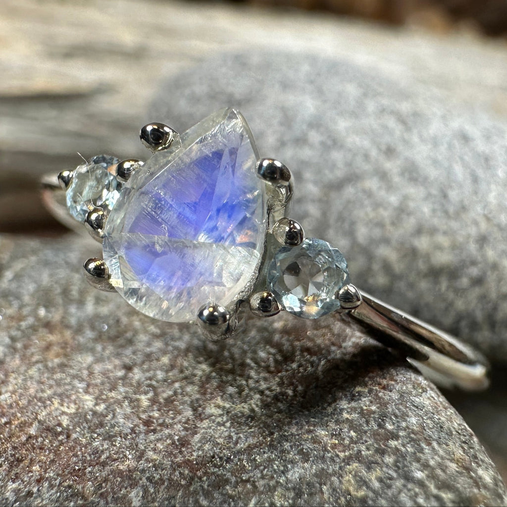 Rylena Moonstone Ring Ring La Vie Bien Rylena Moonstone Ring