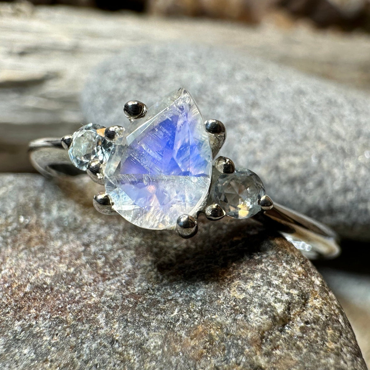 Rylena Moonstone Ring Ring La Vie Bien Rylena Moonstone Ring