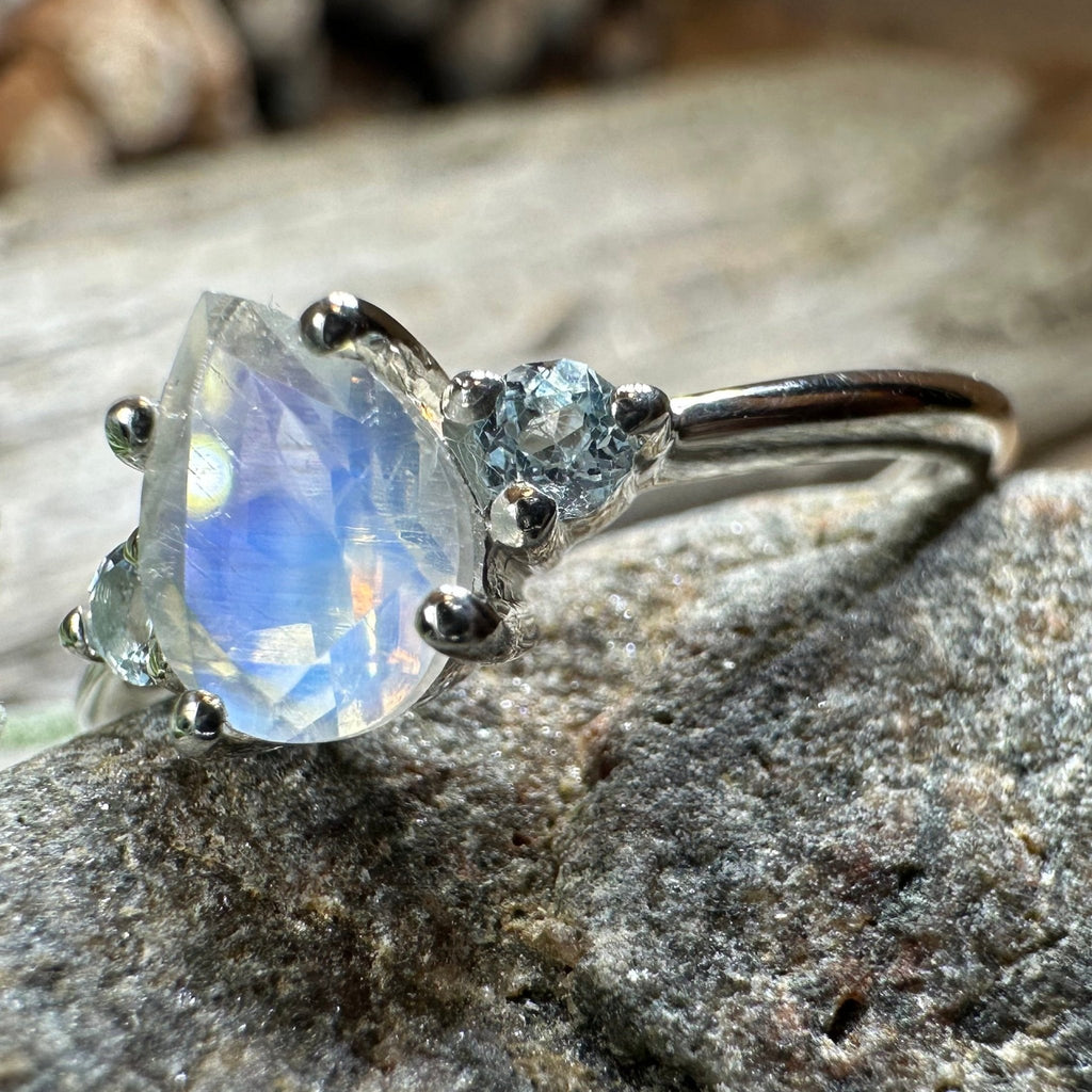 Rylena Moonstone Ring Ring La Vie Bien Rylena Moonstone Ring