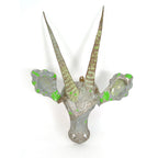 Sable Animal Mask - Recycled Metal Wall Art La Vie Bien Sable Animal Mask - Recycled Metal Wall Art