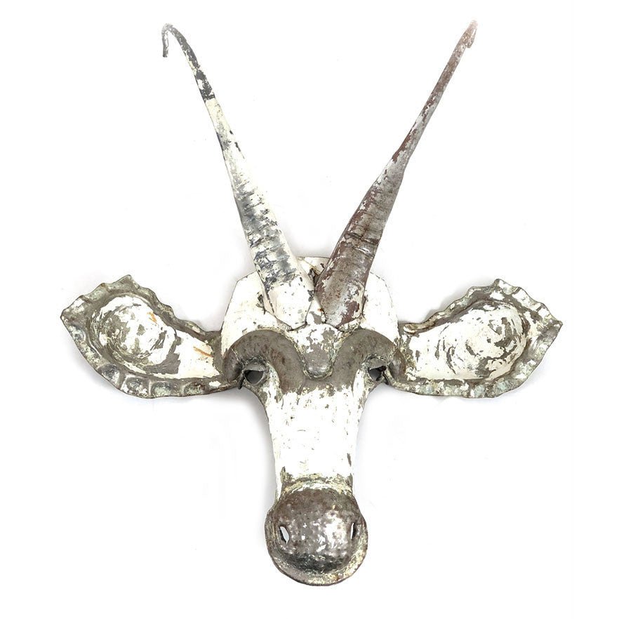 Sable Animal Mask - Recycled Metal Wall Art La Vie Bien Sable Animal Mask - Recycled Metal Wall Art