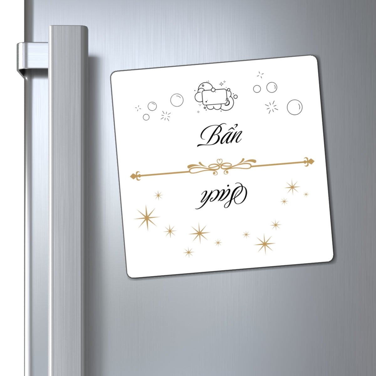Sach Ban Vietnamese Dishwasher Magnet, Clean Dirty Indicator Magnet Magnet La Vie Bien Sach Ban Vietnamese Dishwasher Magnet, Clean Dirty Indicator Magnet