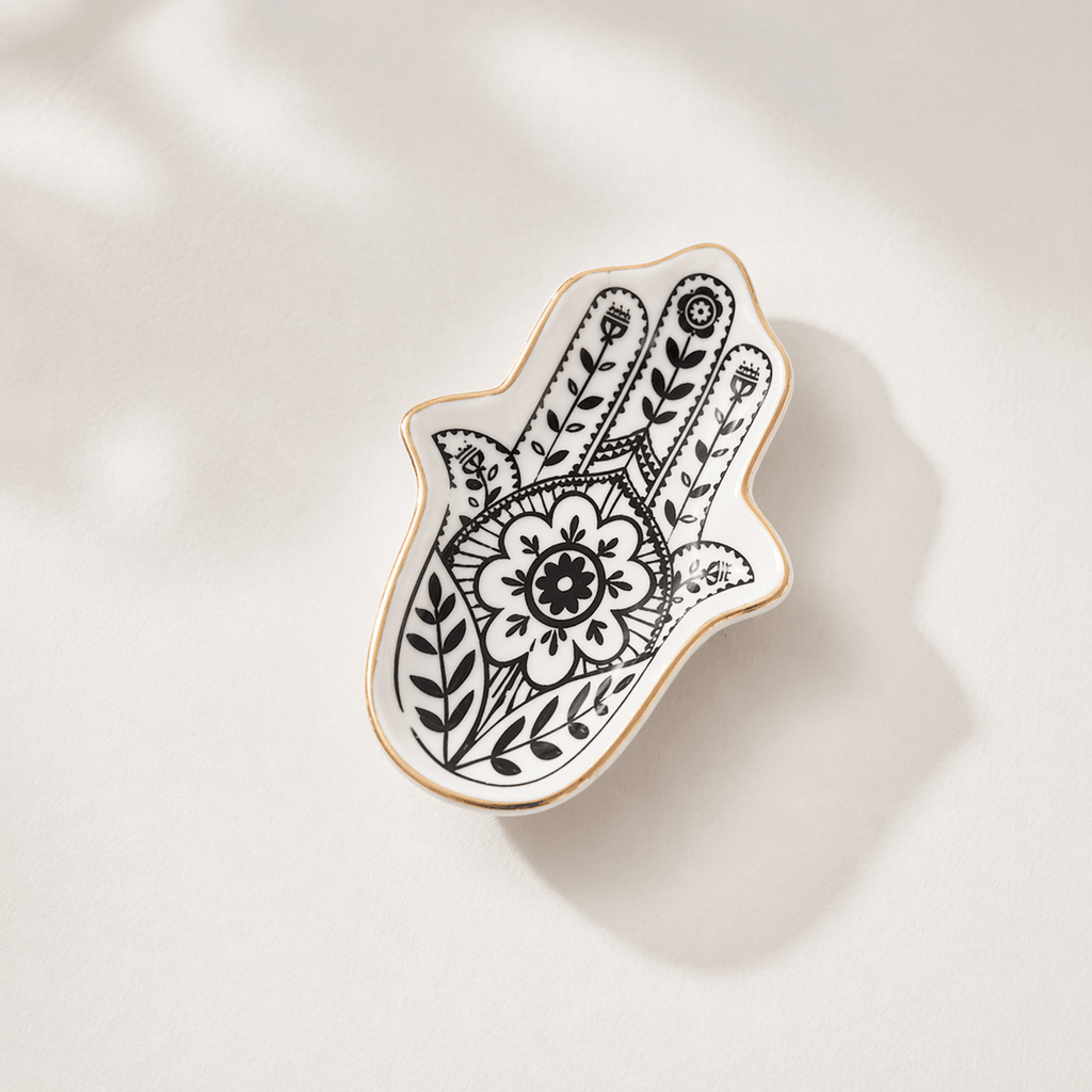 Sacred Hamsa Trinket Tray gifts La Vie Bien Sacred Hamsa Trinket Tray
