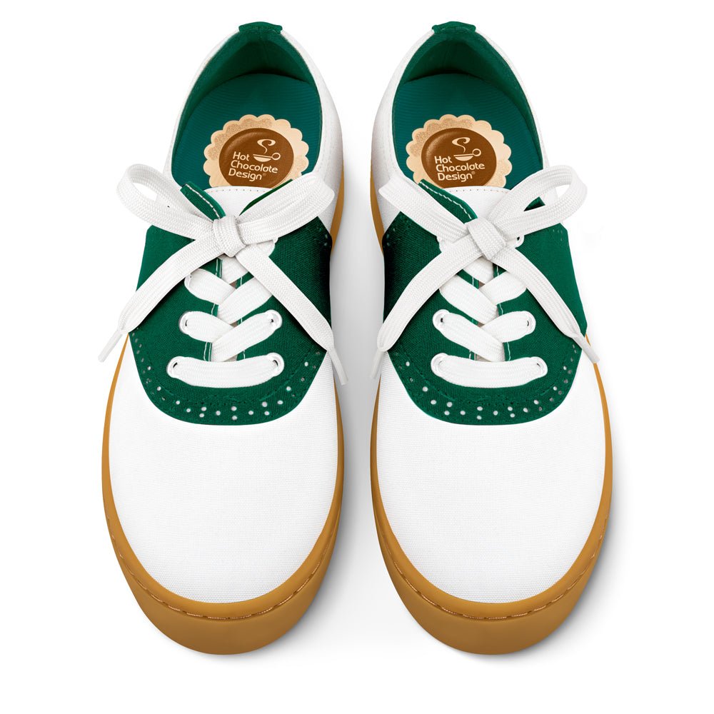 Saddle Green Casual Sneaker by Hot Chocolate Design