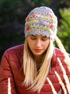 Sadie Wool Knit Embroidered Hat by Ash & Rose