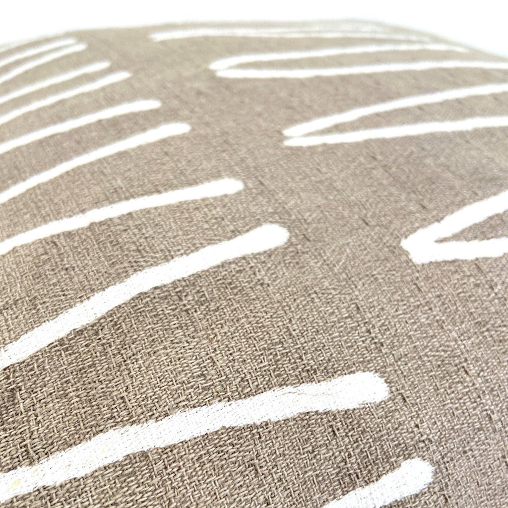 Sadza Circles Pillow - Savanna Beige Cover La Vie Bien Sadza Circles Pillow - Savanna Beige Cover