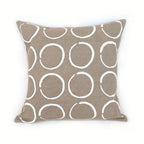 Sadza Circles Pillow - Savanna Beige Cover La Vie Bien Sadza Circles Pillow - Savanna Beige Cover