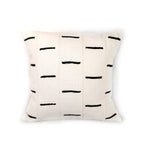 Sadza Dashes Pillow Cover - White La Vie Bien Sadza Dashes Pillow Cover - White